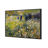 Woman with Parasol in a Garden