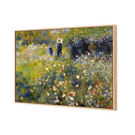 Woman with Parasol in a Garden