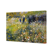 Woman with Parasol in a Garden