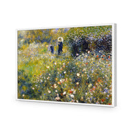 Woman with Parasol in a Garden