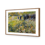 Woman with Parasol in a Garden
