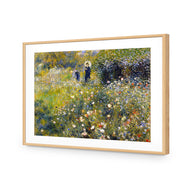 Woman with Parasol in a Garden