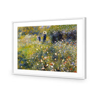 Woman with Parasol in a Garden