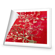 Vincent van Gogh - Blossoming Almond Tree Red