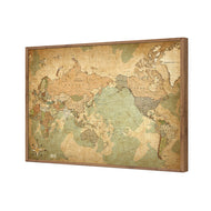 Antique Style World Map