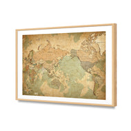 Antique Style World Map