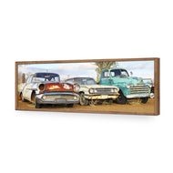 Row of Rusty Cars