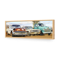 Row of Rusty Cars