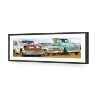 Row of Rusty Cars