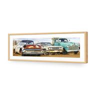 Row of Rusty Cars