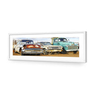 Row of Rusty Cars