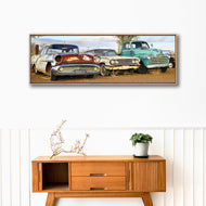 Row of Rusty Cars