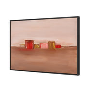Pink Pastel Abstract Landscape