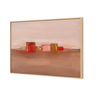 Pink Pastel Abstract Landscape