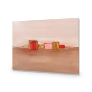 Pink Pastel Abstract Landscape