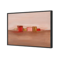Pink Pastel Abstract Landscape