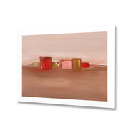 Pink Pastel Abstract Landscape