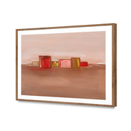 Pink Pastel Abstract Landscape