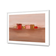Pink Pastel Abstract Landscape