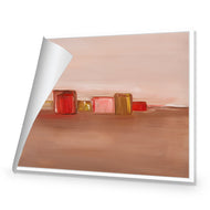 Pink Pastel Abstract Landscape