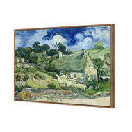 Van Gogh - Thatched Cottages at Cordeville