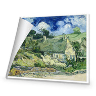 Van Gogh - Thatched Cottages at Cordeville