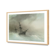 Ivan Aivazovsky - Ship in Stormy Sea