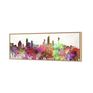Gold Coast Skyline Watercolour
