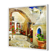 Courtyard of Santorini