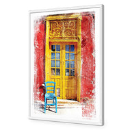 Painted Greek Door