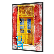Painted Greek Door