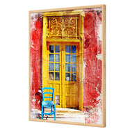 Painted Greek Door