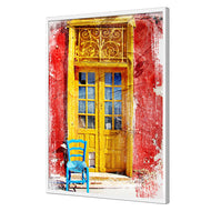Painted Greek Door