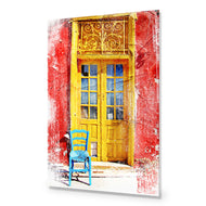 Painted Greek Door