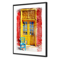 Painted Greek Door