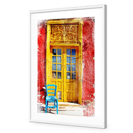 Painted Greek Door
