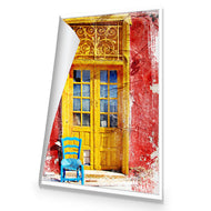 Painted Greek Door