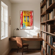 Painted Greek Door