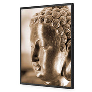 Buddha Full Face, Sepia