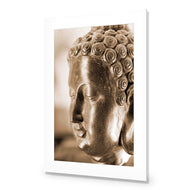 Buddha Full Face, Sepia
