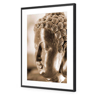 Buddha Full Face, Sepia