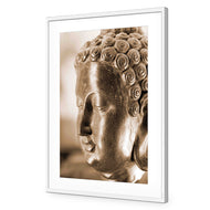 Buddha Full Face, Sepia