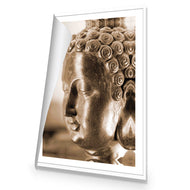 Buddha Full Face, Sepia