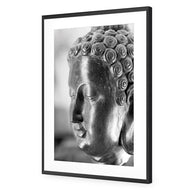 Buddha Full Face, B&W
