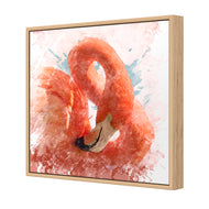 Watercolour Flamingo