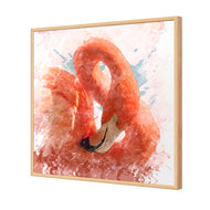 Watercolour Flamingo