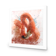 Watercolour Flamingo