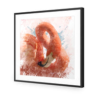 Watercolour Flamingo
