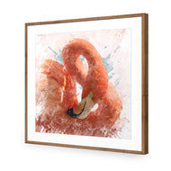 Watercolour Flamingo