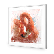 Watercolour Flamingo